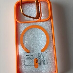 Orange Protective Phone Case IPhone 17 pro